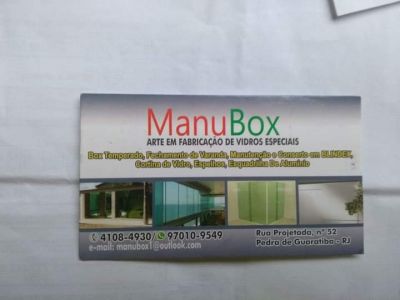 "Manubox Vidraçaria"